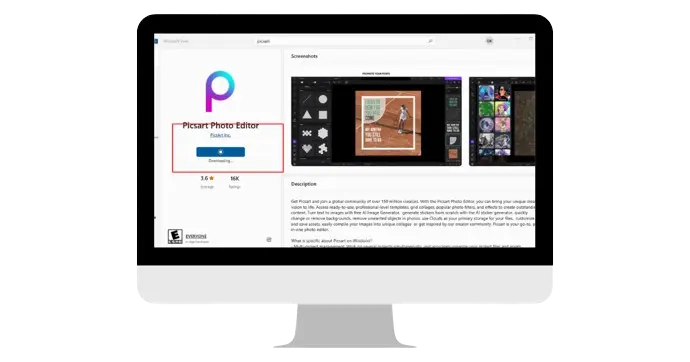 PicsArt for PC Download, When the download process ends the PicsArt app will be automatically installed on your pc