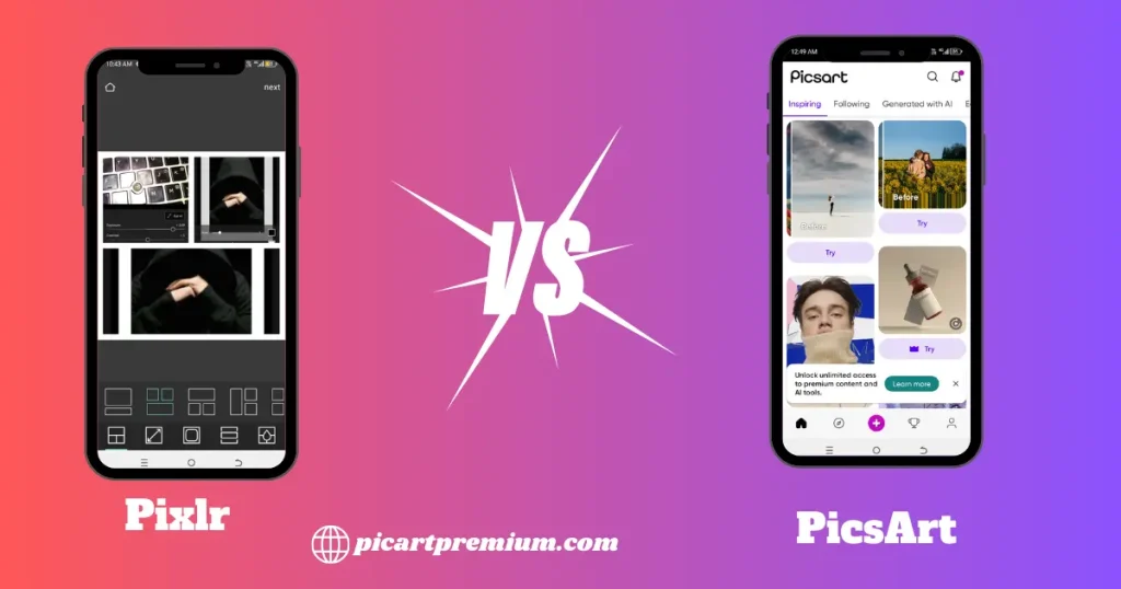 PicsArt vs. Pixlr: Batch Work
