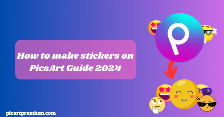 make stickers on PicsArt