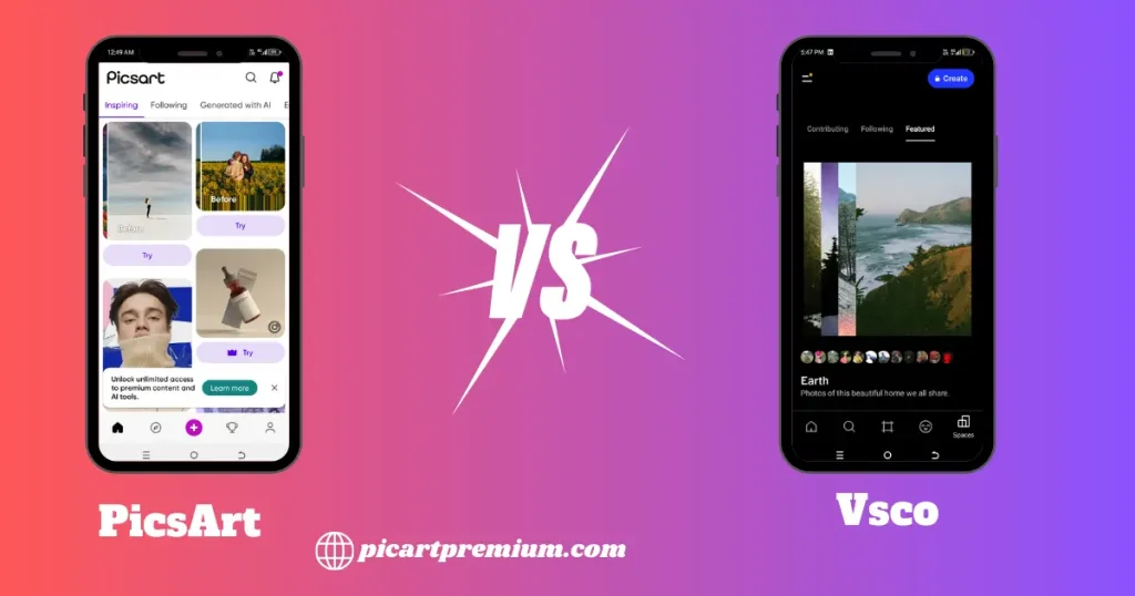 PicsArt vs Vsco -Community 